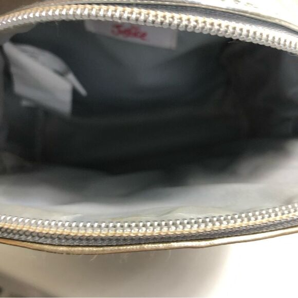 Justice Multicolored Sparkle Backpack Initial S - Picture 7 of 9